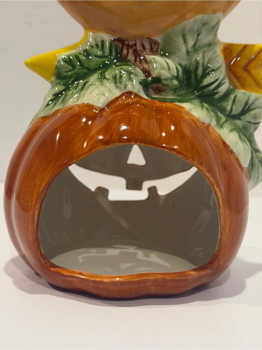 Halloween Sakura Earthenware Votive Holder DEBBIE MUMM Vtg 1998 Ceramic
